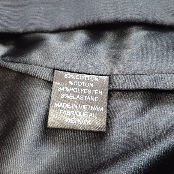 Tahari Women's Navy Blue Belted Midi Trench Coat Size M - Picture 11 of 11